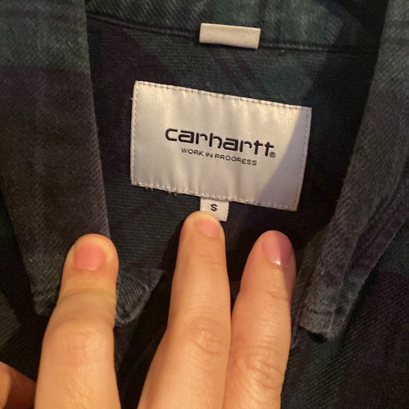 Men’s carhartt WIP flannel shirt size small - Picture 3 of 7